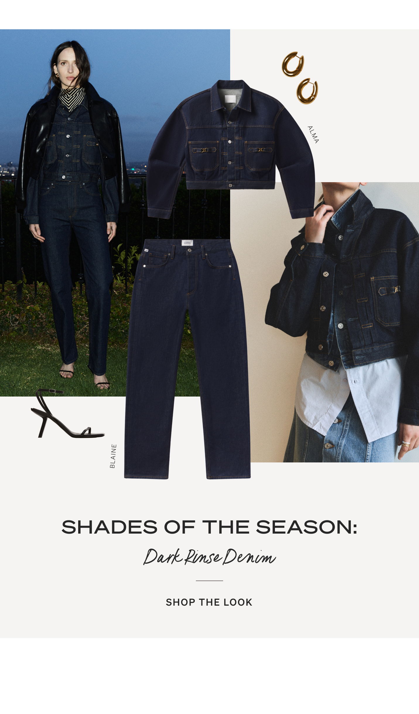 Shades of the Season: Dark Rinse Denim