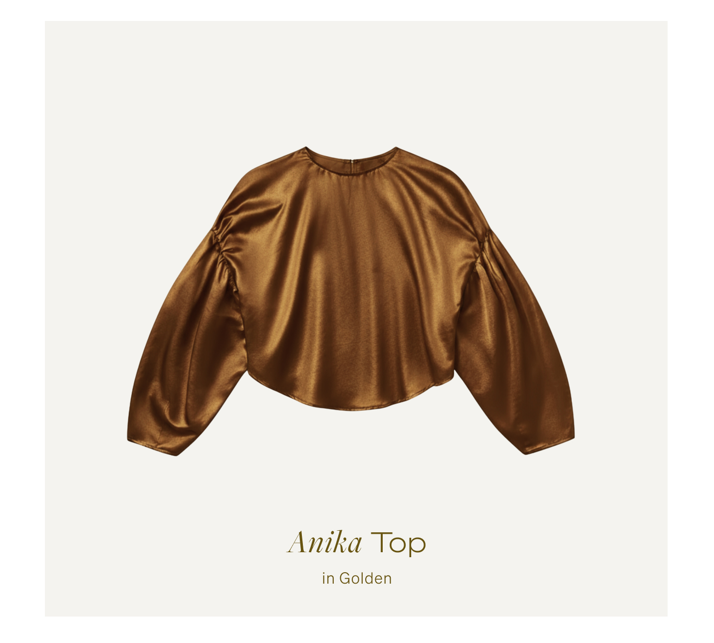 Shop the Anika Top in Golden