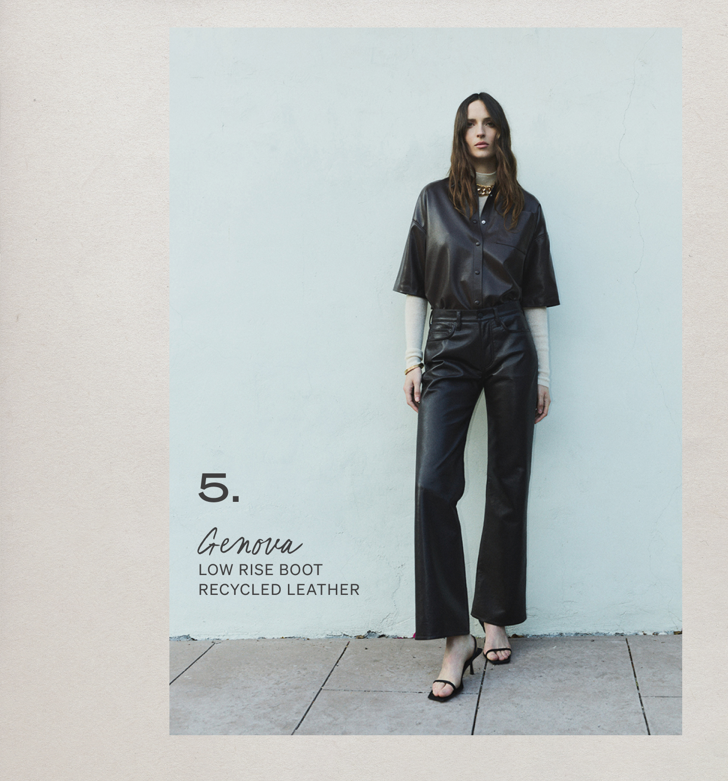 Shop the Genova Low Rise Boot Recycled Leather