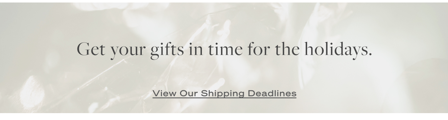 Get Your Gifts in time for the Holidays