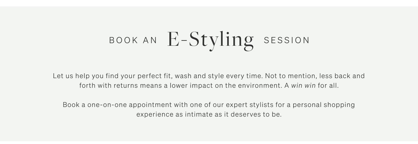 Book an E-Styling Session