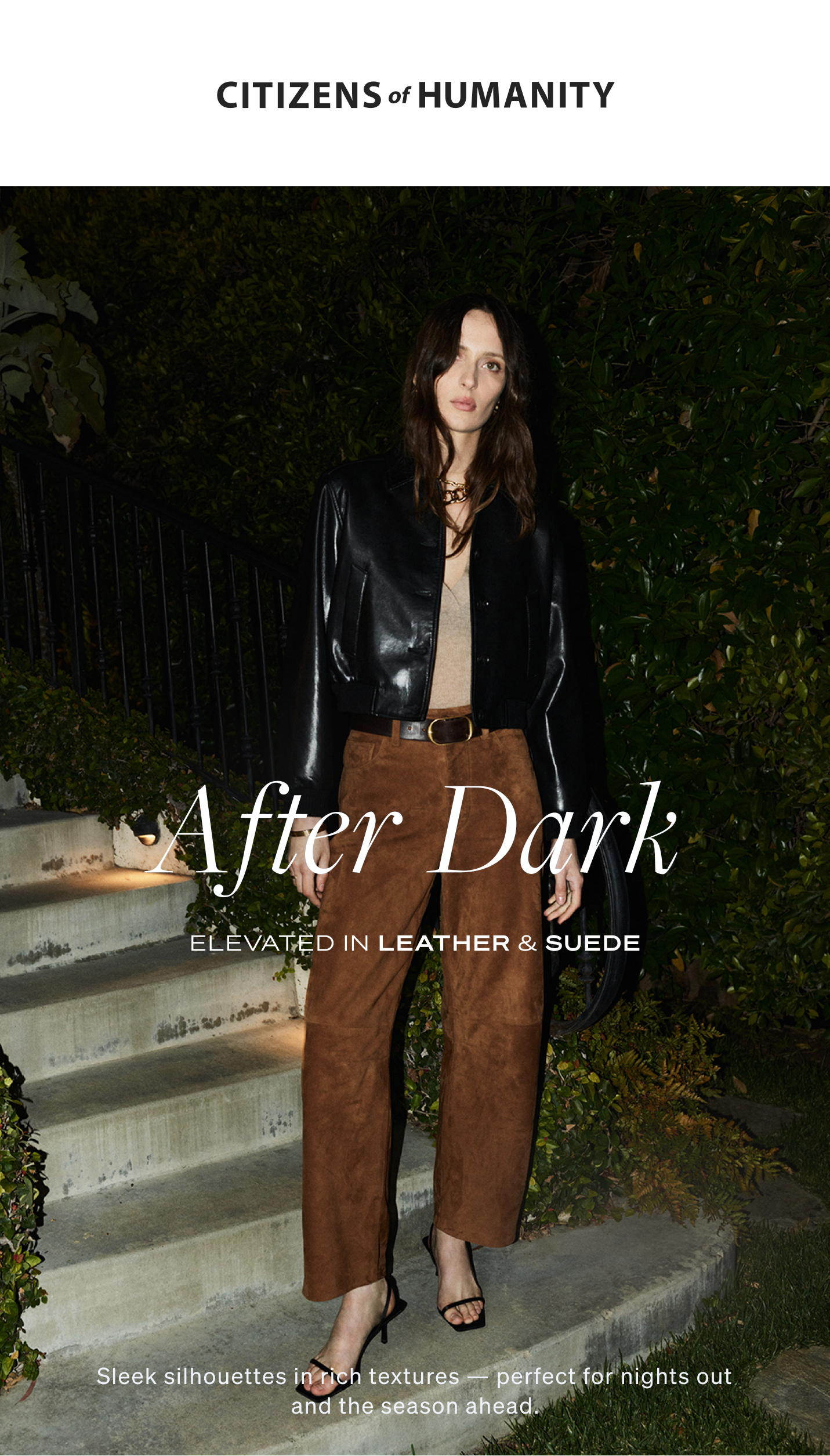After Dark: Elevated in Leather & Suede