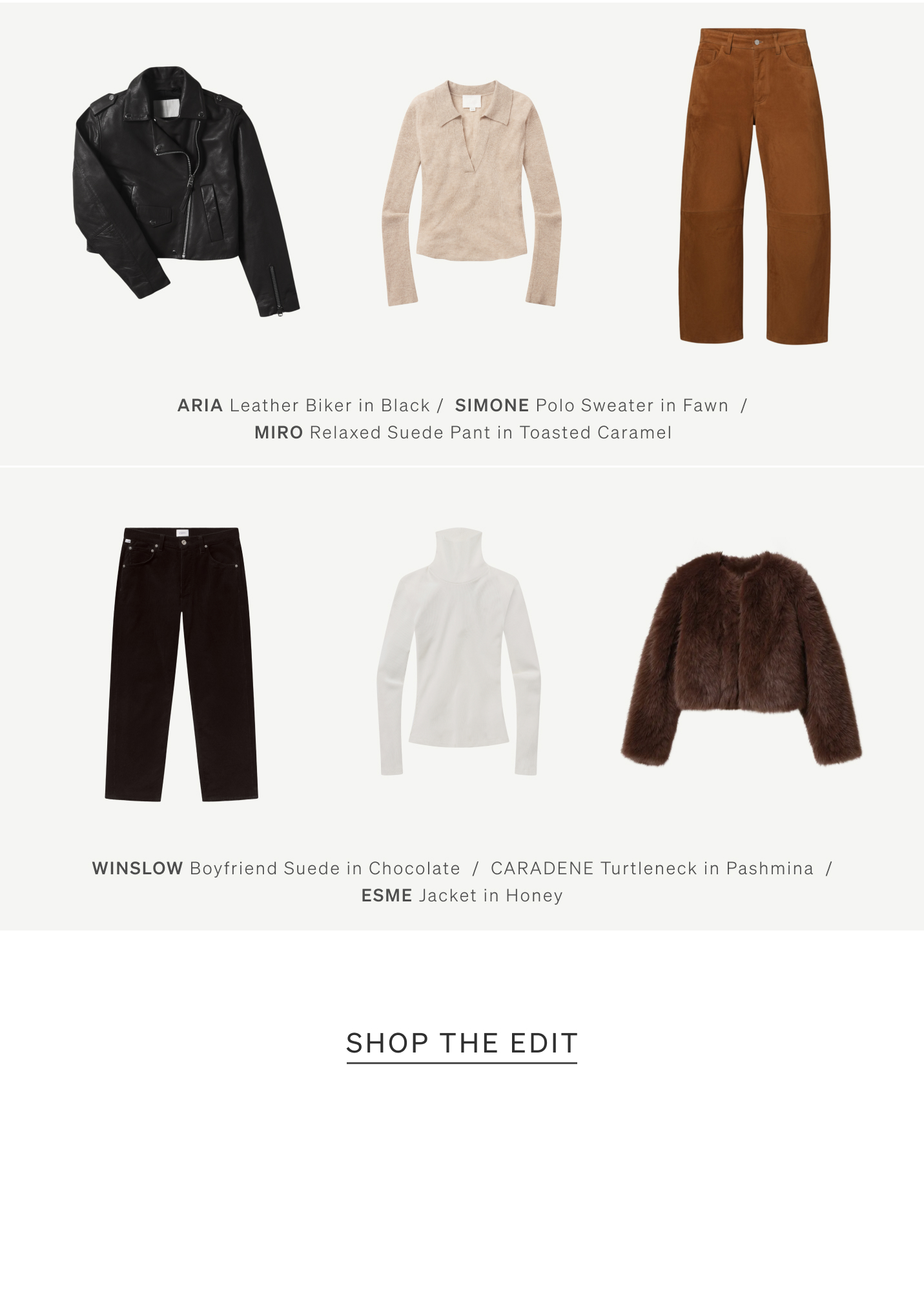 Shop the Leather & Suede Edit