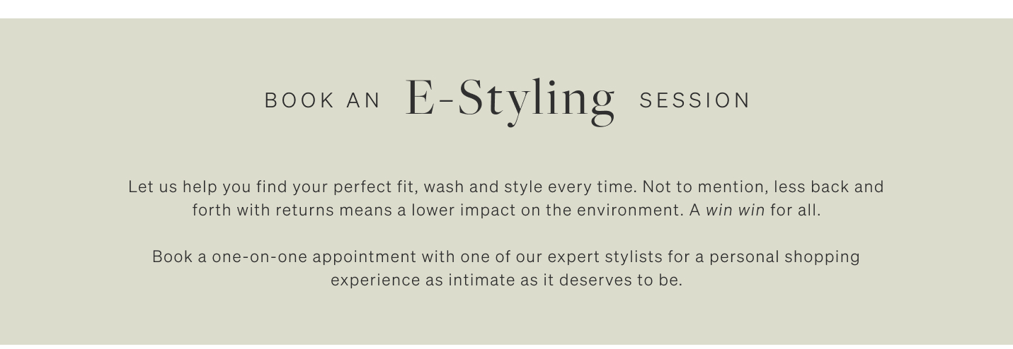 Book an E-Styling Session