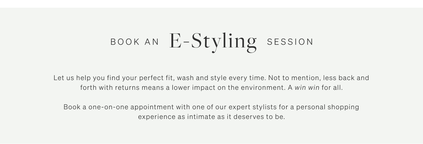 Book an E-Styling Session