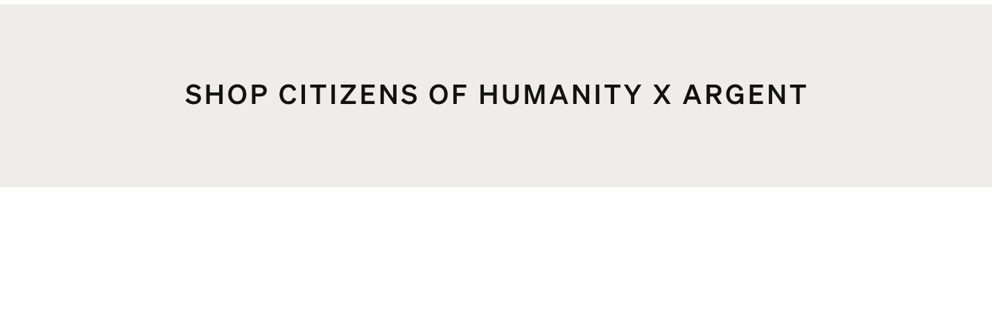 Shop Citizens of Humanity X ARGENT