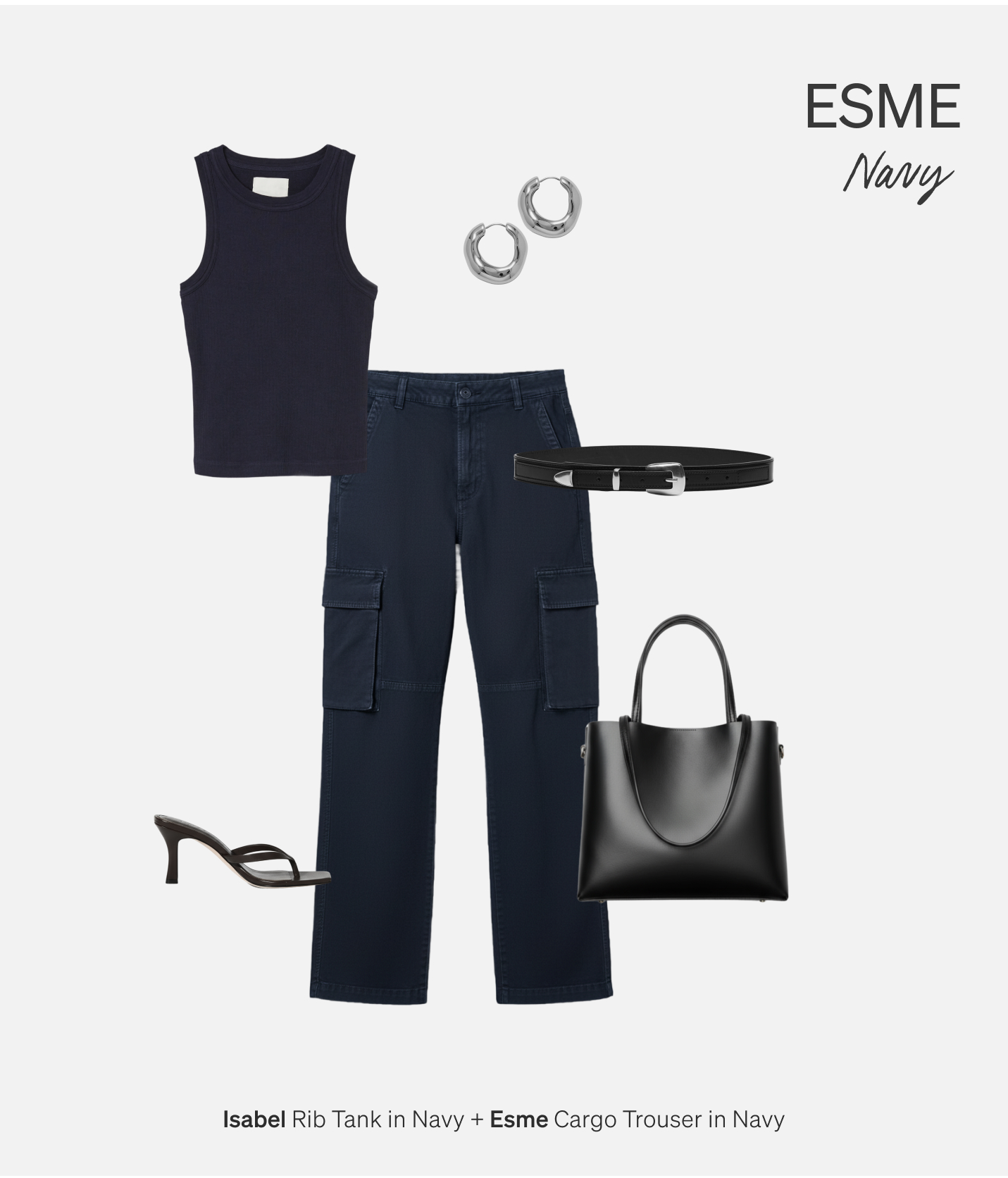 Shop the Esme Cargo in Navy