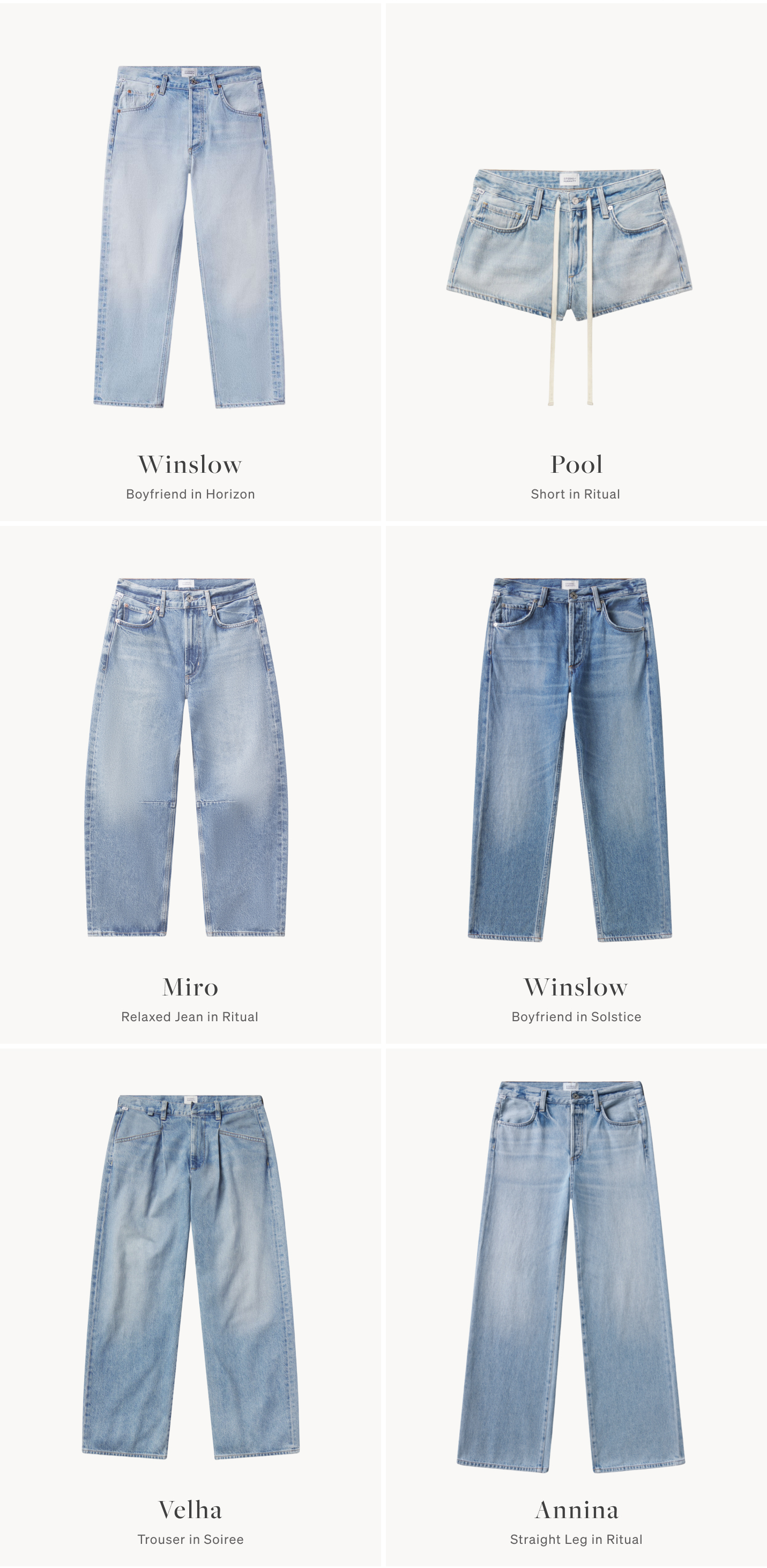 Shop Lightweight Vintage Denim