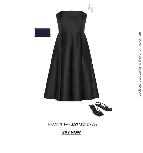 Shop the Tiffany Strapless Midi Dress