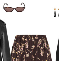 Shop the Serene Print Midi Skirt