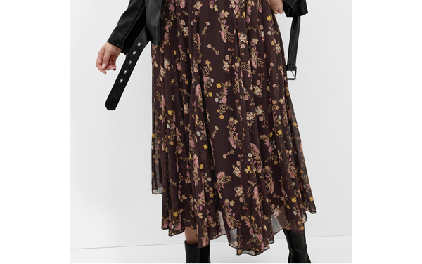 Shop the Serene Print Midi Skirt