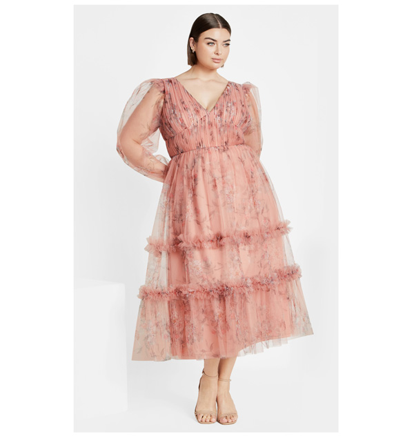 Shop the Kitty Print Maxi Dress