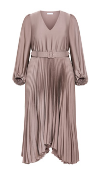 Shop the Amara Pleat Midi Dress