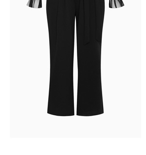 Shop the Alannah Mesh Sleeve Jumpsuit