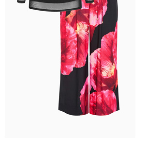 Shop the Shania Floral Print Wide Leg Pant