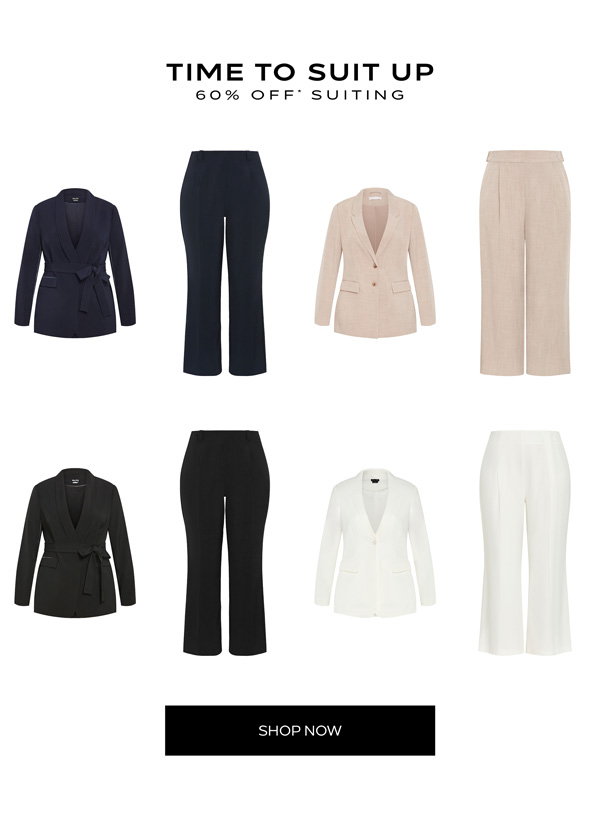 Shop 60% Off* Suiting