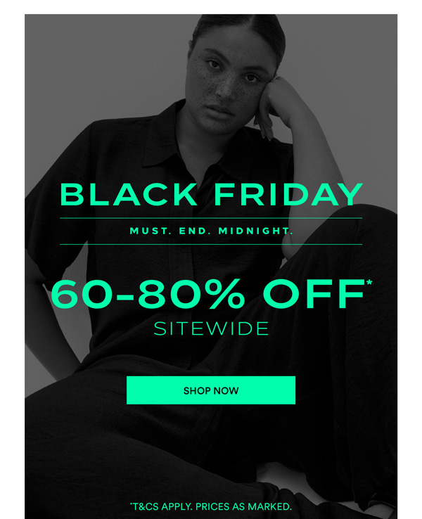 Shop 60-80% Off* Sitewide