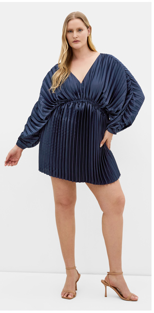 Shop the Chloe Pleat Mini Dress