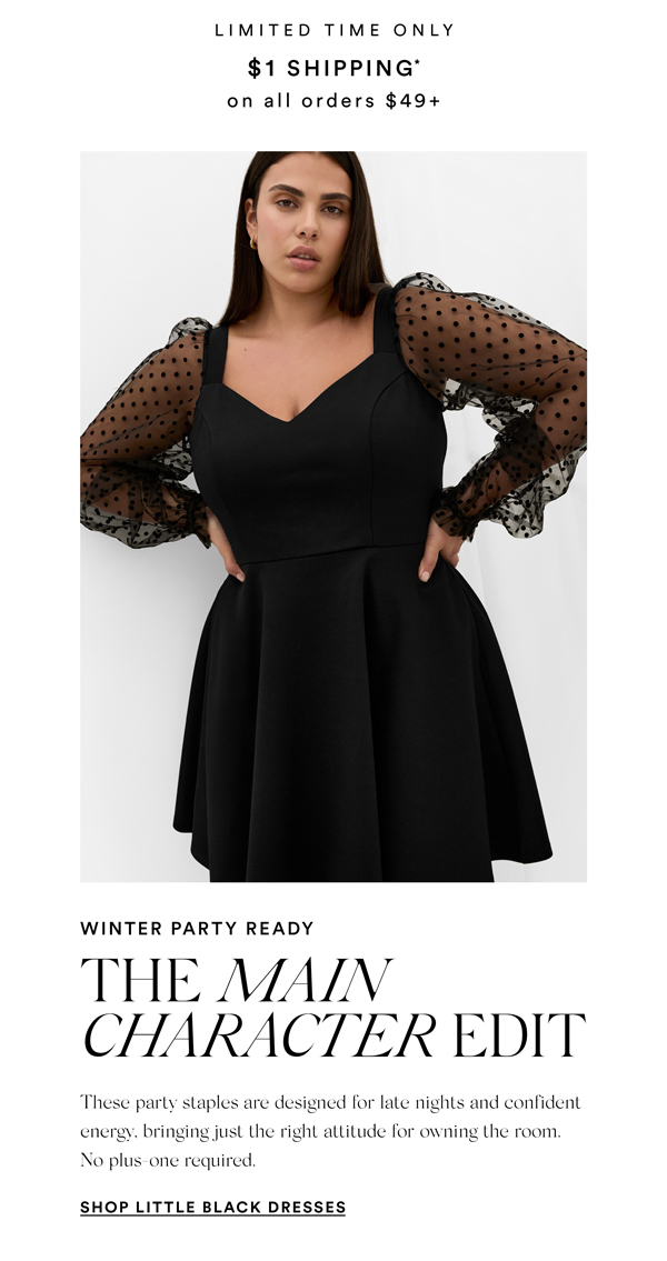 Shop 40-60% Off* Little Black Dresses
