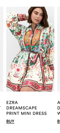 Shop the Ezra Dreamscape Print Mini Dress