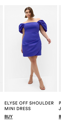 Shop the Elyse Off Shoulder Mini Dress
