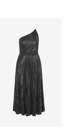 Shop the Kamila One Shoulder Metallic Dress