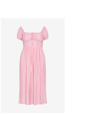 Shop the Ariella Crochet Trim Midi Dress