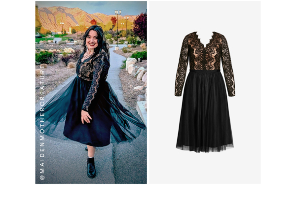 Shop the Rare Beauty Lace Midi Dress