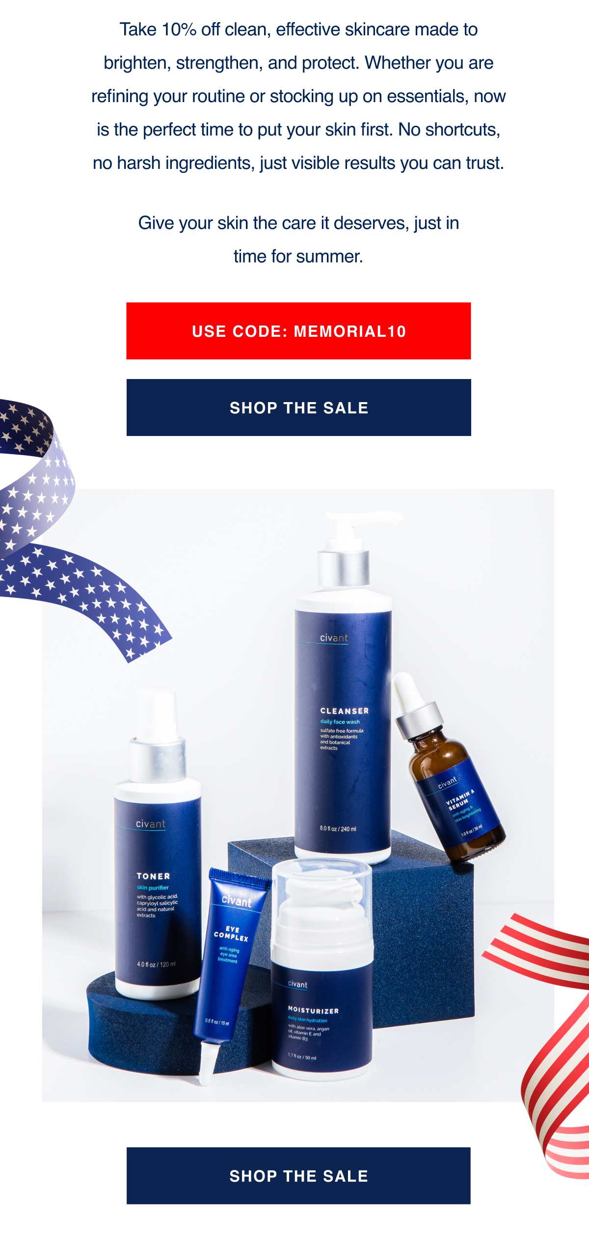 Memorial Day Sale Starts Now!