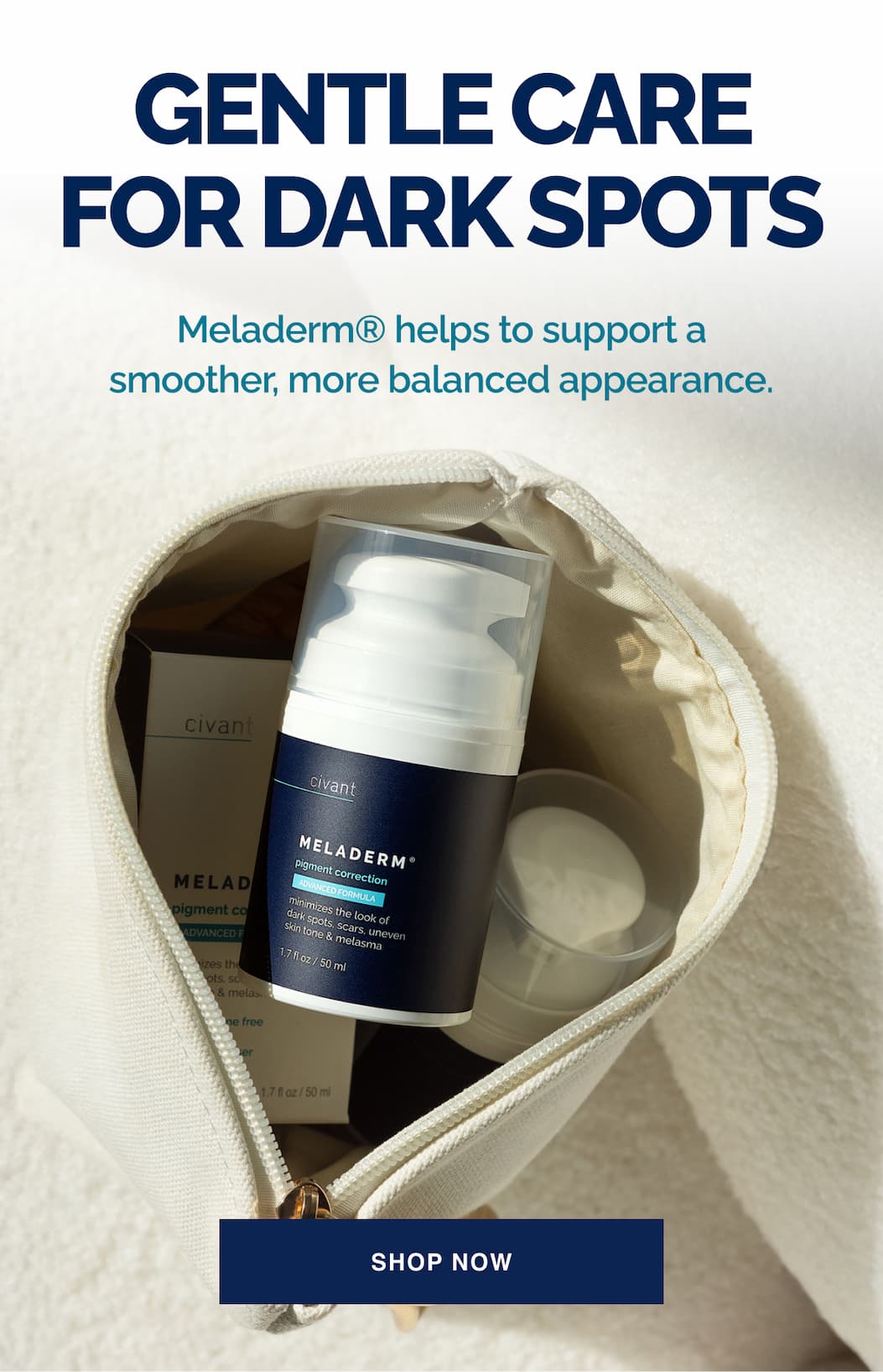 Gentle care for dark spots.