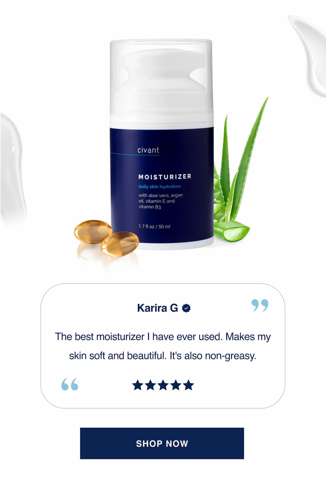 Moisturizer that works harder