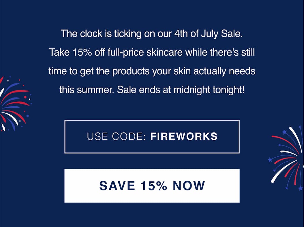 Final hours for 15% Off
