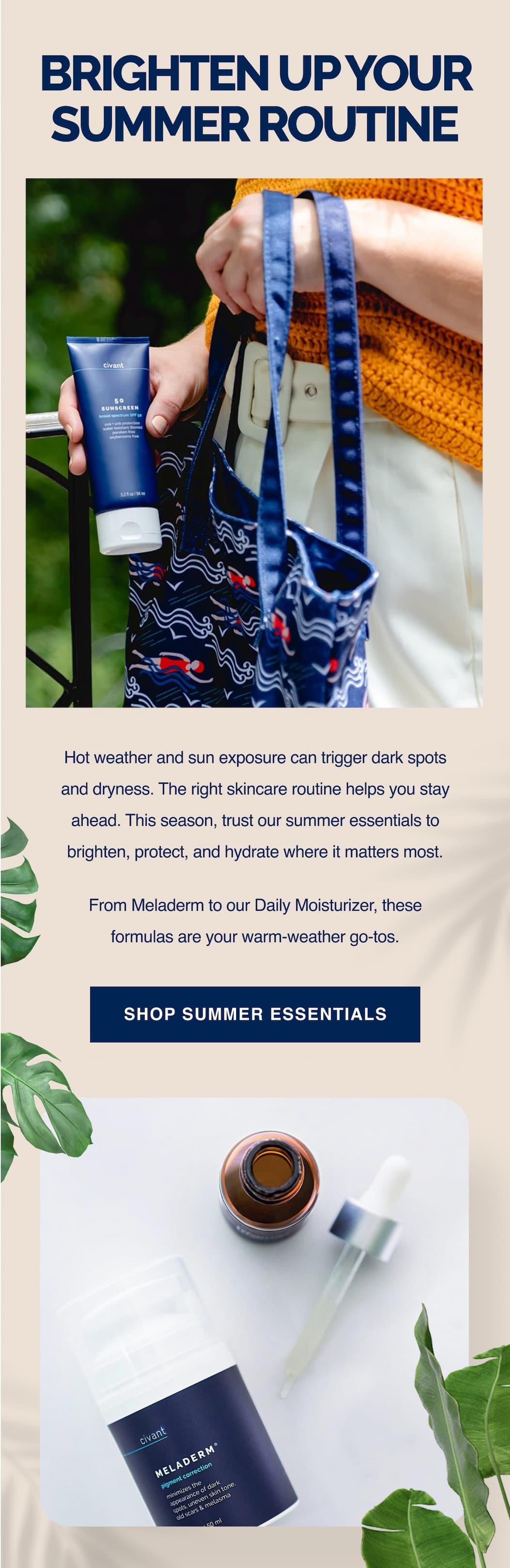 Brighten up your summer routine