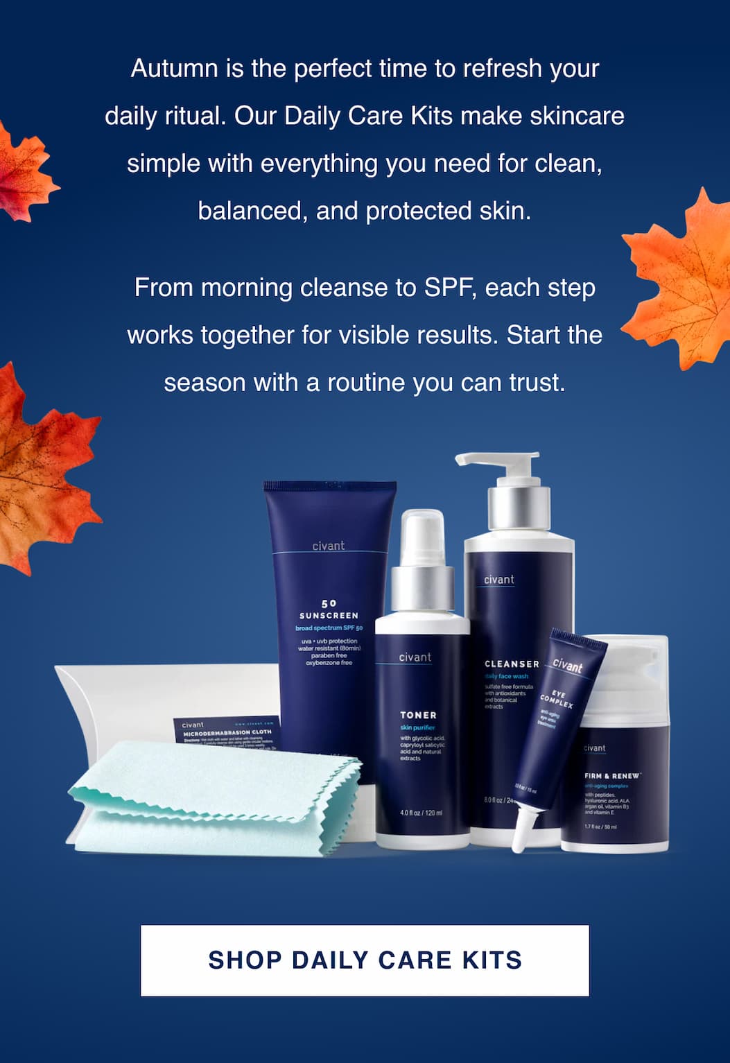 Reset your routine this fall.
