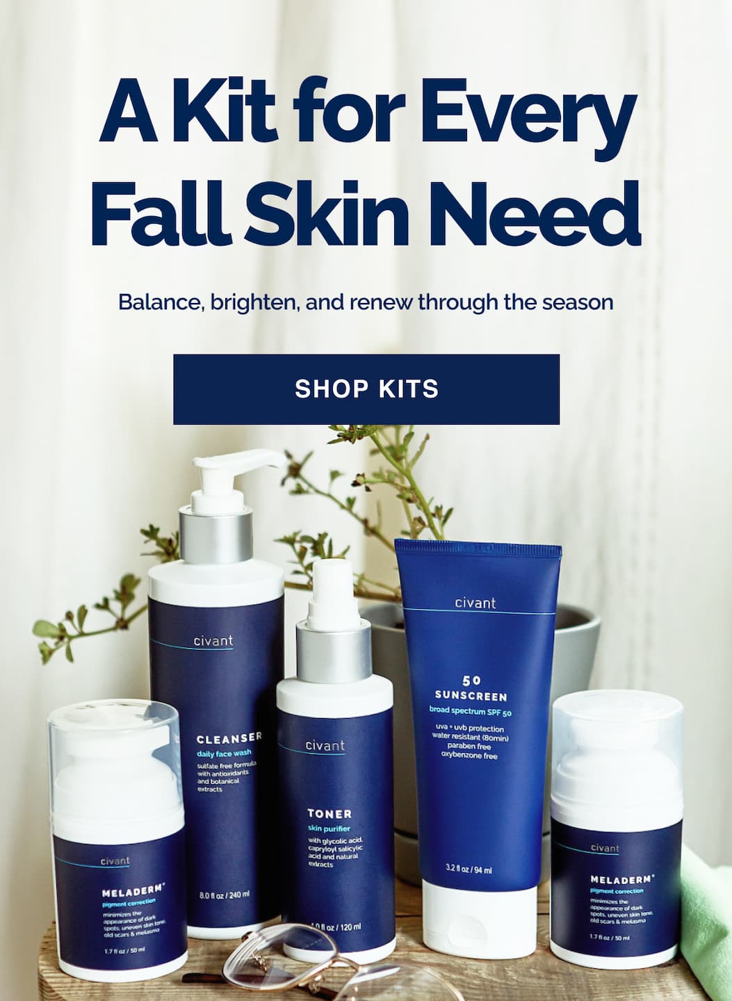 A kit for every fall skin need.
