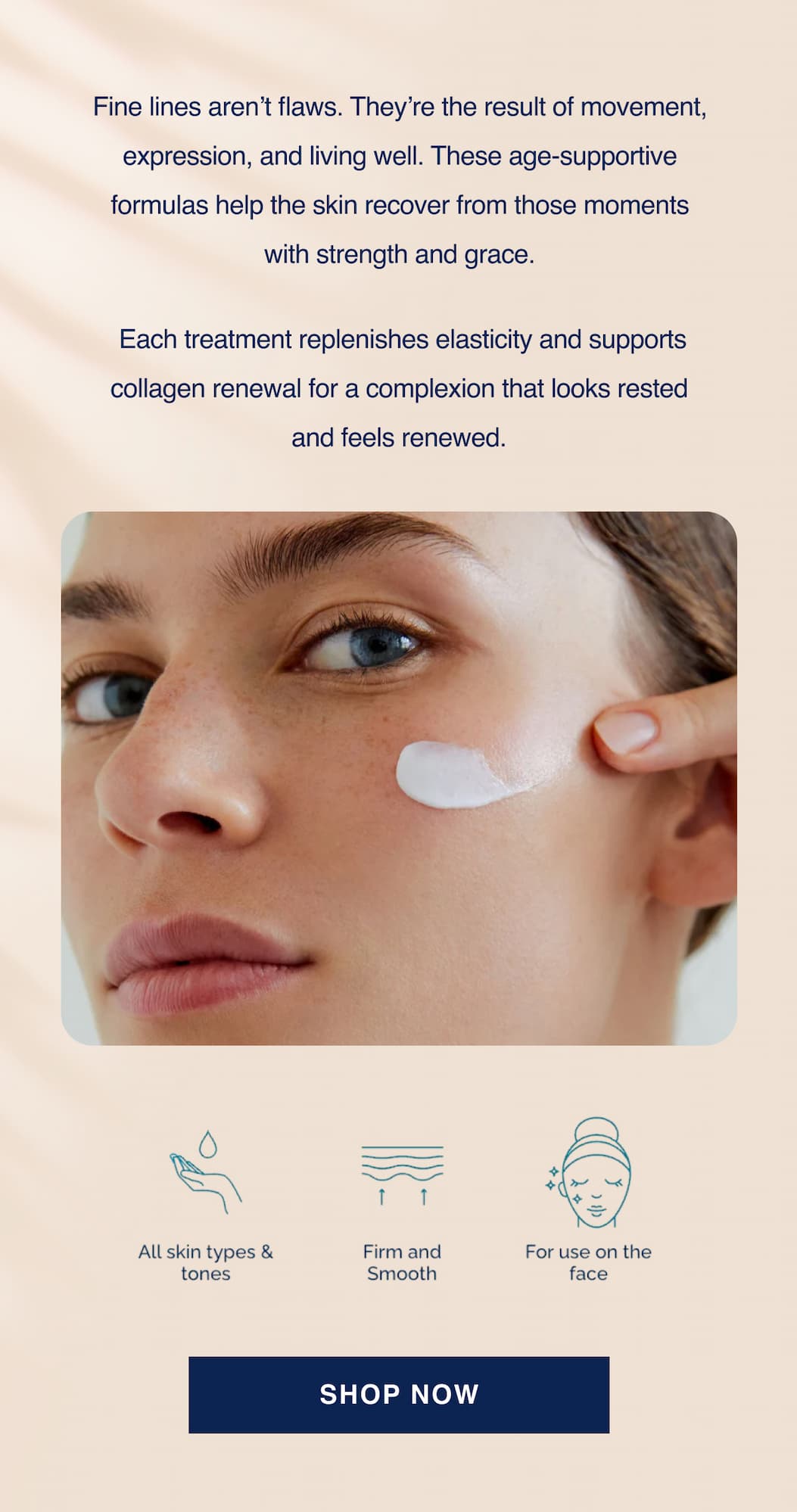 A softer way to age beautifully.