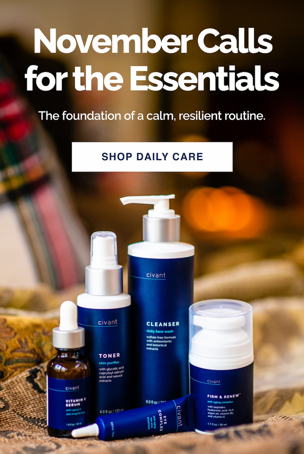 November calls for the essentials.