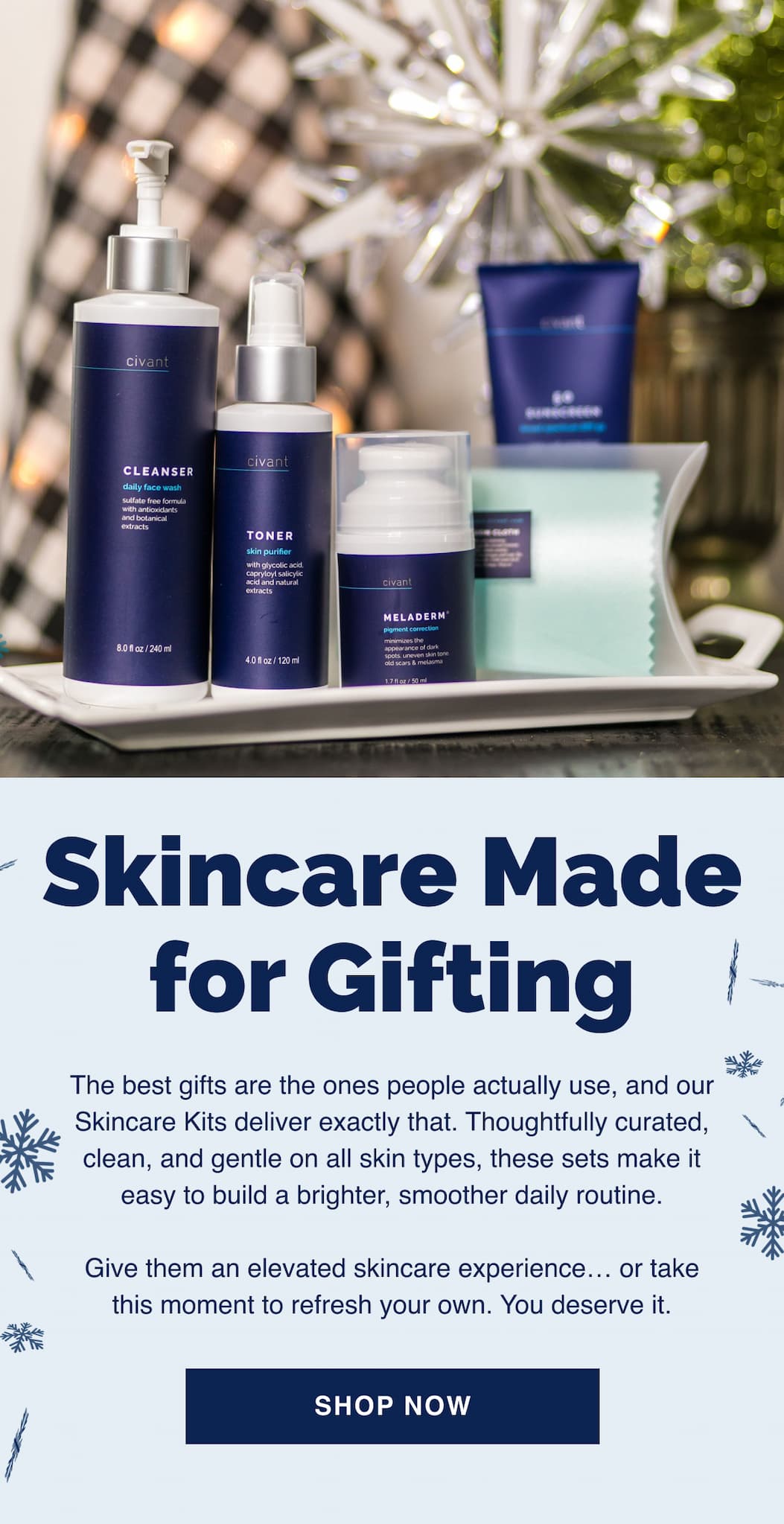 Skincare made for gifting