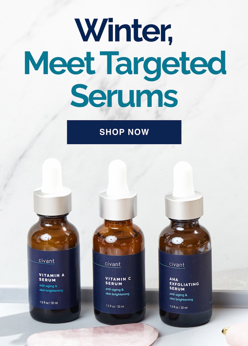 Winter, meet targeted serums.