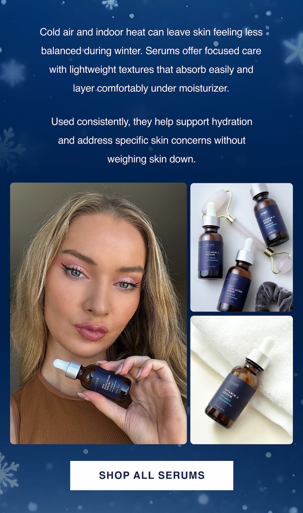 Winter, meet targeted serums.