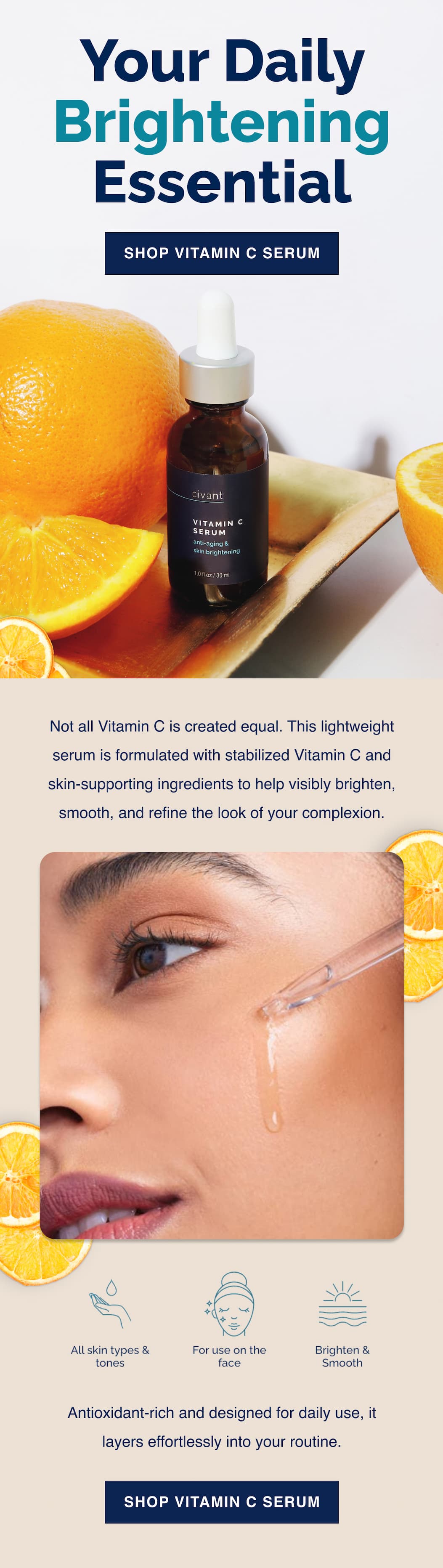 Your daily brightening essential.