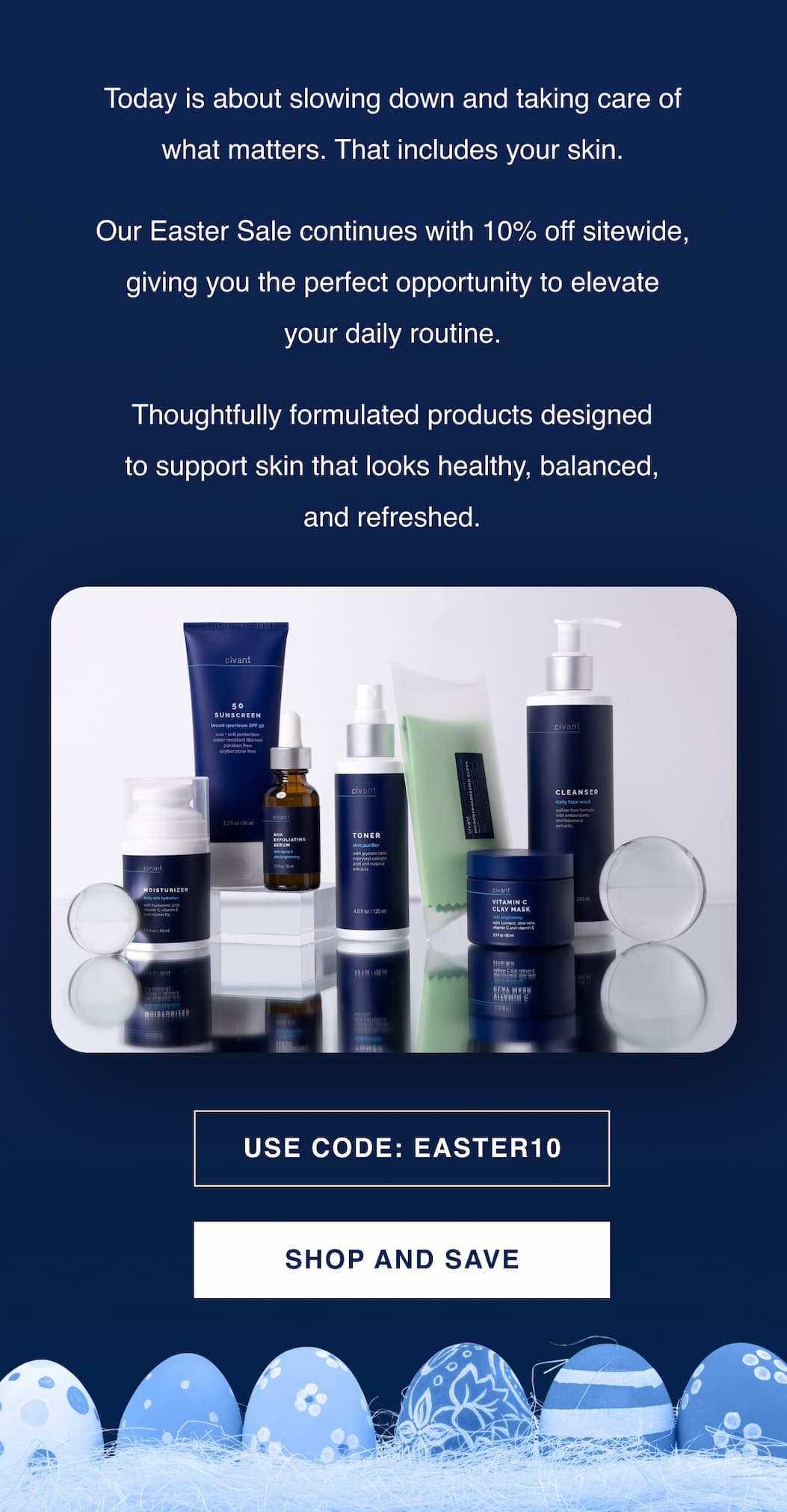 Easter Sale: 10% Off sitewide