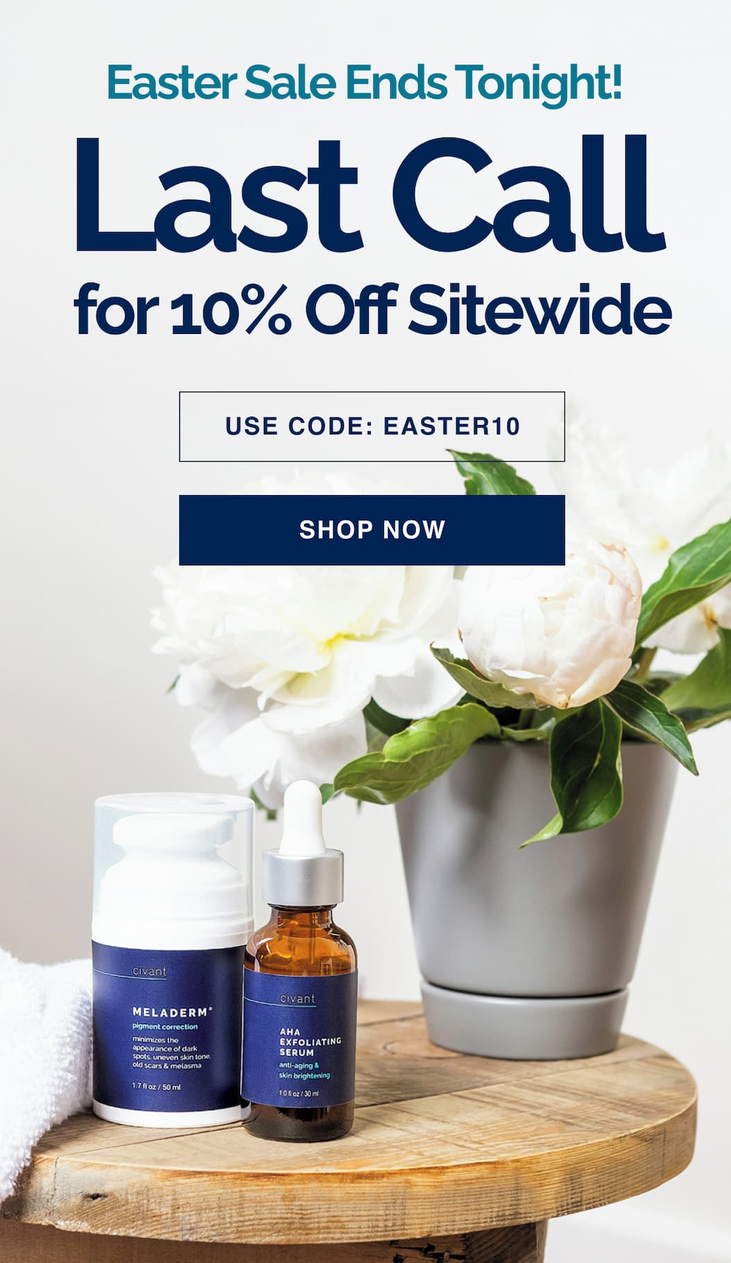 Easter Sale: 10% Off sitewide Last Chance
