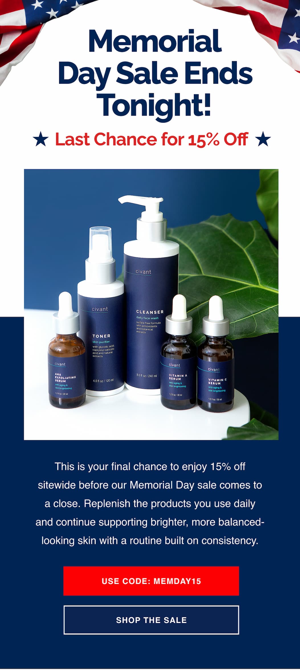 Memorial Day Sale Last Chance