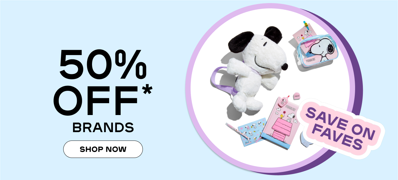 50% off Brands