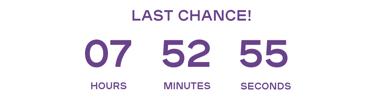 Hurry! Limited time offer