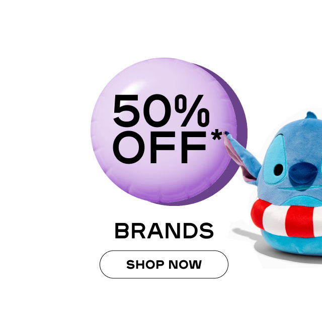 50% off Brands