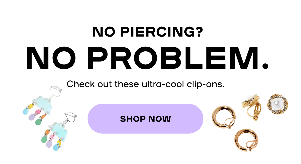 More Piercings Please - Before you rock the hallways again, bling up your EarPrint Tm with a new hoop or two! - Shop Now 