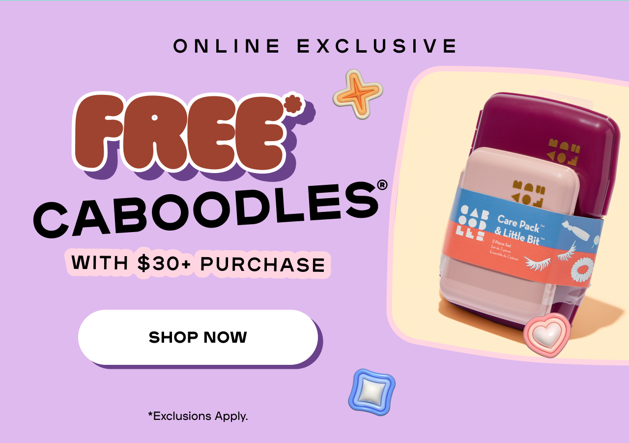 Online Eclusive - Free Caboodles with 30+ Purchase - Shop now  