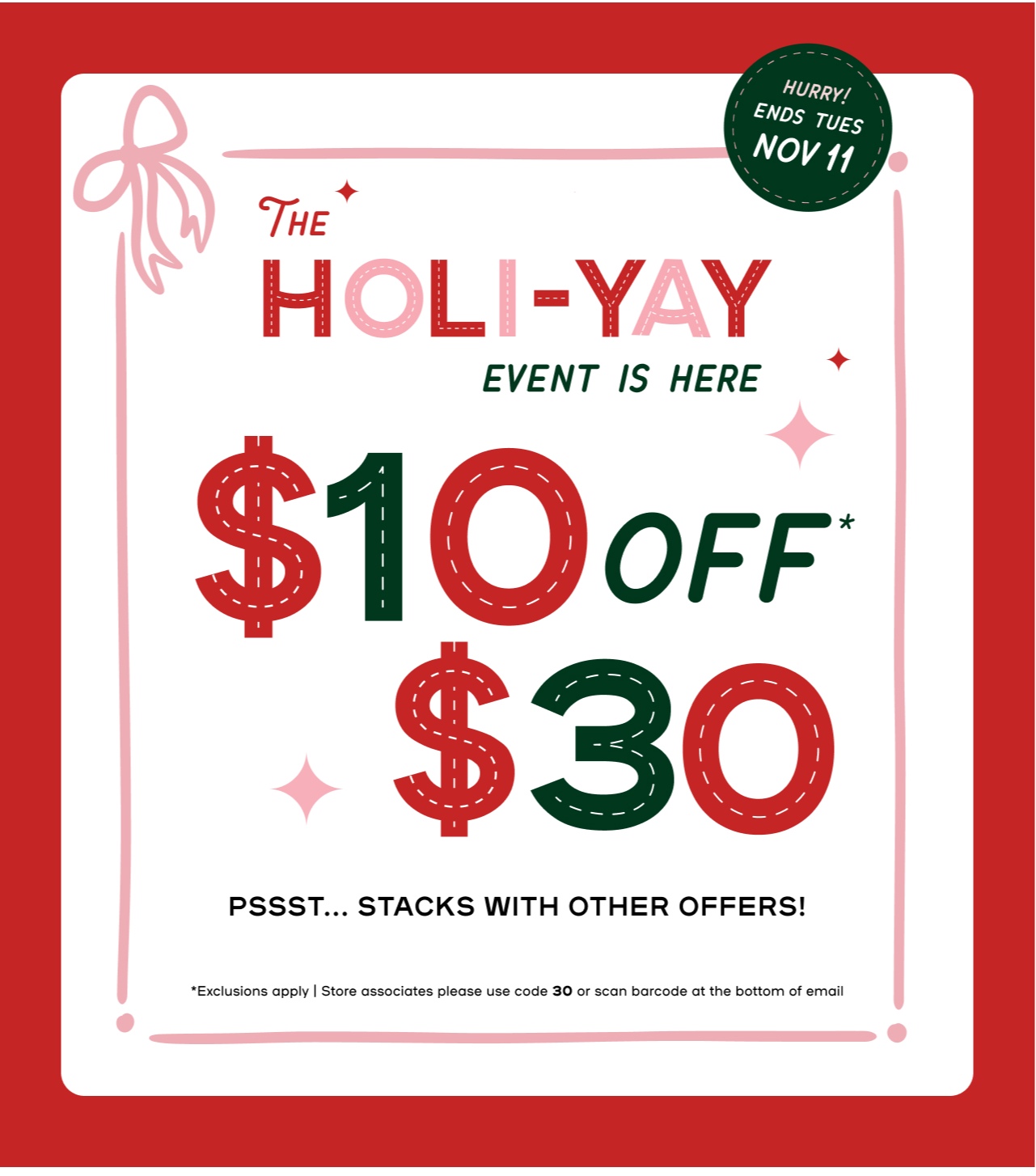 Extra 50% Off Storewide - When you get pierced today - Book a Piercing